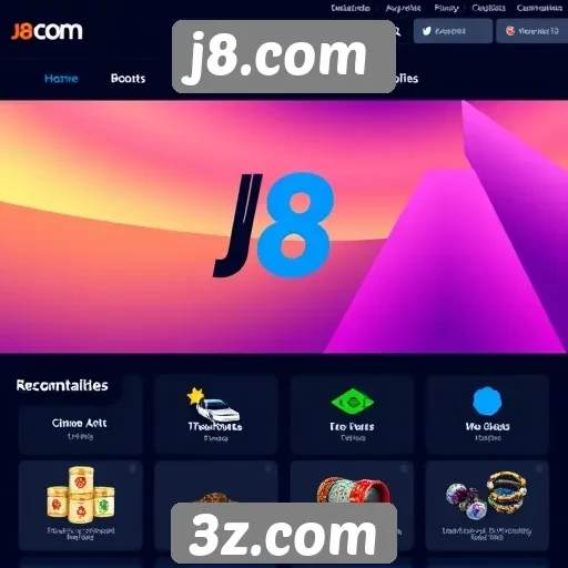 Análise das principais funcionalidades do site j8.com