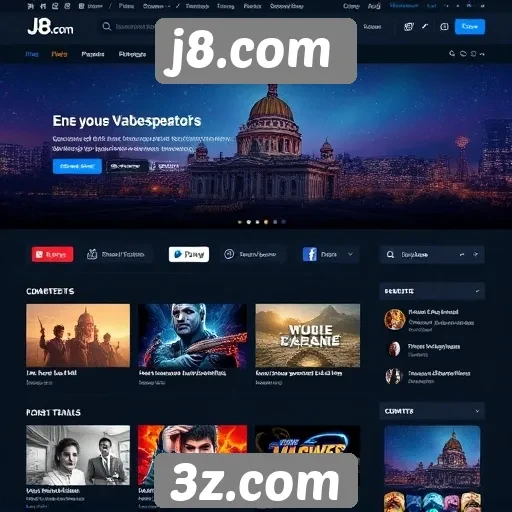 Facilidade de navegação no site j8.com